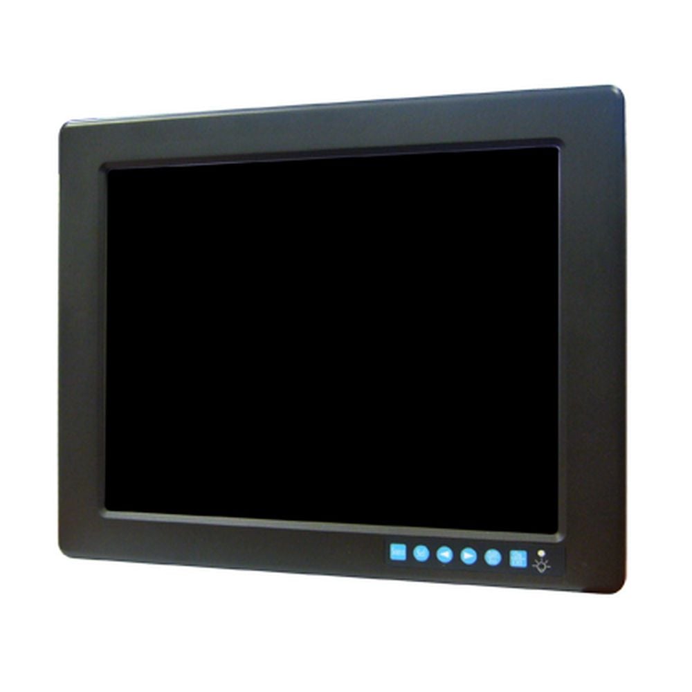 Промышленная мониторная панель Advantech FPM-3121G-R3BE 12.1" TFT LCD LED (интерфейс RS-232), 1024x768, яркость 450 нит," VGA, DVI-D, питание 24В DC клеммная колодка и 12В DC Jack (S0) (FPM-3121G-R3BE (bp)) (плохая упаковка)