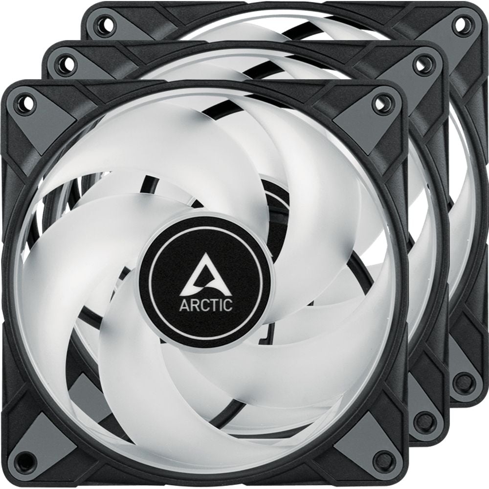 Вентилятор корпусной ARCTIC Cooling P12 PWM PST A-RGB 0dB (3 PCS Value Pack) - retail (ACFAN00232A) (703246)