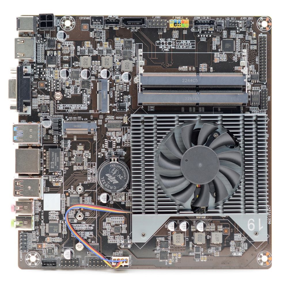 AFOX AFMIN5095-1L-V2 (Celeron N5095 onboard) (RTL) Dsub+HDMI GbLAN SATA  Mini-ITX 2DDR4 SODIMM