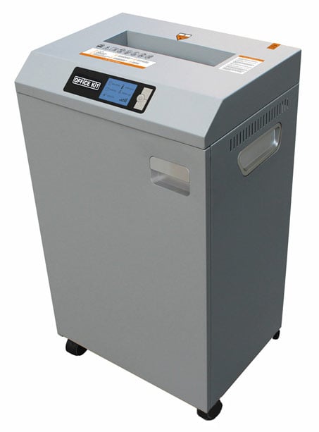 Шредер Office Kit S600 -  1,9 х 15 мм/ 16 лист./ 60 литров / P-5 / LCD-дисплей / 270 мм  /скобы-скрепки-карты- CD