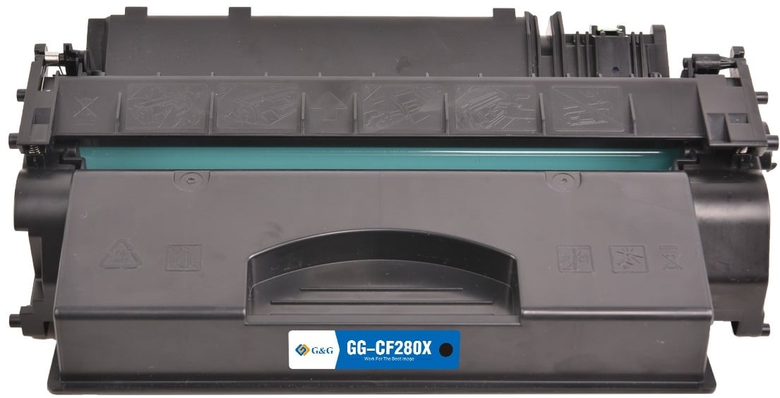 Картридж лазерный G&G GG-CF280X черный (6900стр.) для HP LJ P2035/P2055d/Pro 400 M401/MFP M425 с чипом Canon