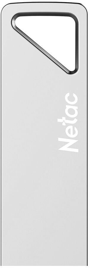 USB накопитель Netac - U326, USB Type A (USB 2.0), 8 ГБ, цвет серебристый, NT03U326N-008G-20PN