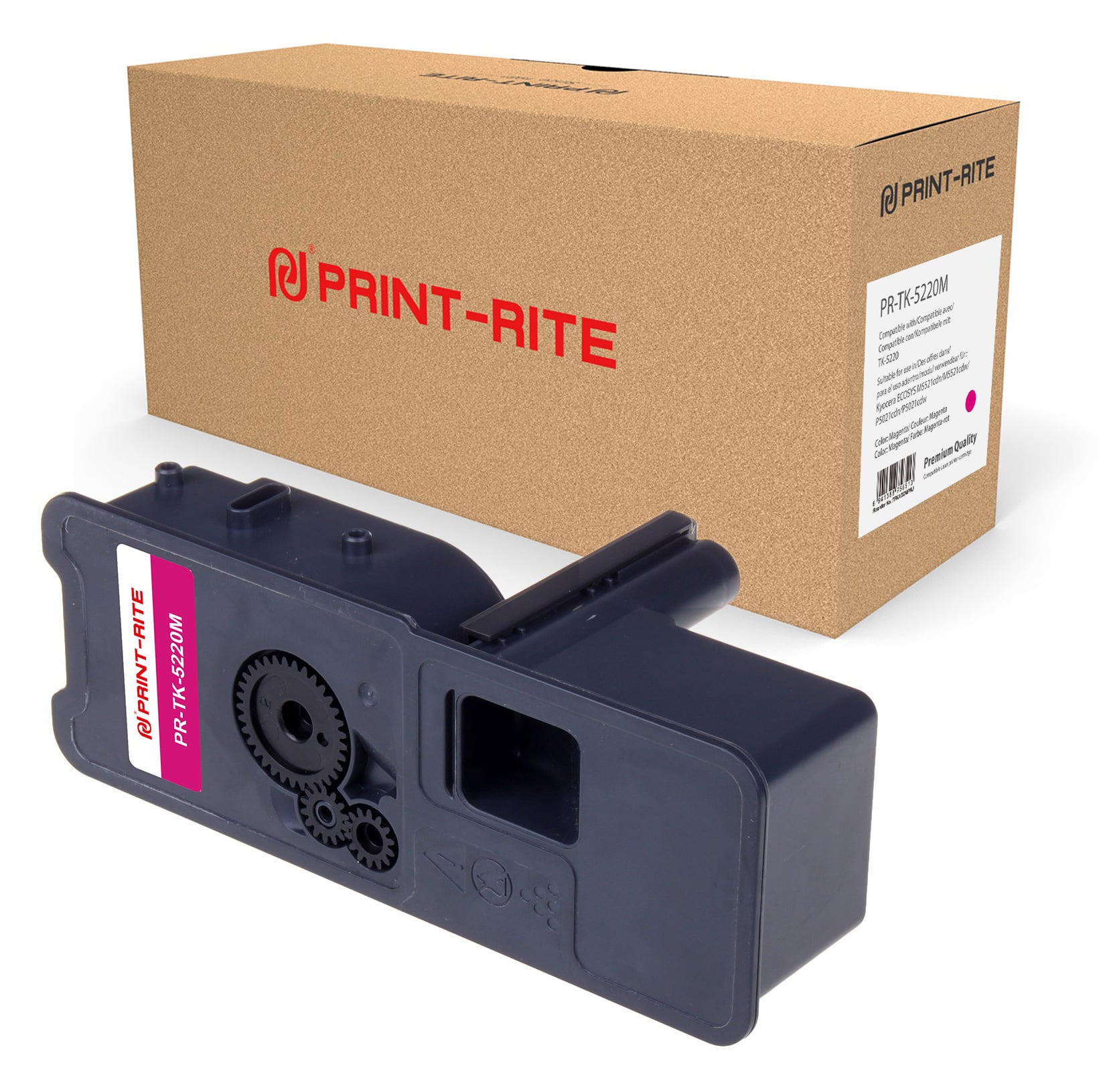 Картридж лазерный Print-Rite TFKADDMPRJ PR-TK-5220M TK-5220M пурпурный (1200 стр.) для Kyocera Ecosys M5521cdn/M5521cdw/P5021cdn/P5021cdw