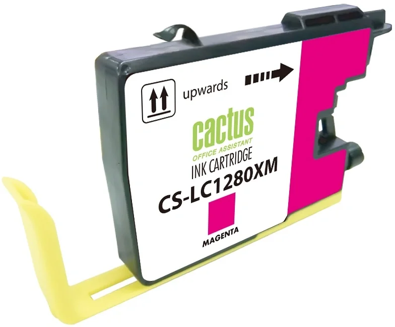 Картридж струйный Cactus CS-LC1280XM LC-1280XM для Brother MFC-J5910DW/MFC-J6510/MFC-J6710DW/MFC-J6910DW/MFC-J6510DW/DCP-J525W/DCP-J925DW/MFC-J430W/MFC-J625DW/MFC-J825DW/DCP-J525/DCP-J725DW/DCP-J725/DCP-J925/MFC-J430/MFC-J5910/MFC-J625/MFC-J6710/MFC-J6910/MFC-J825, пурпурный