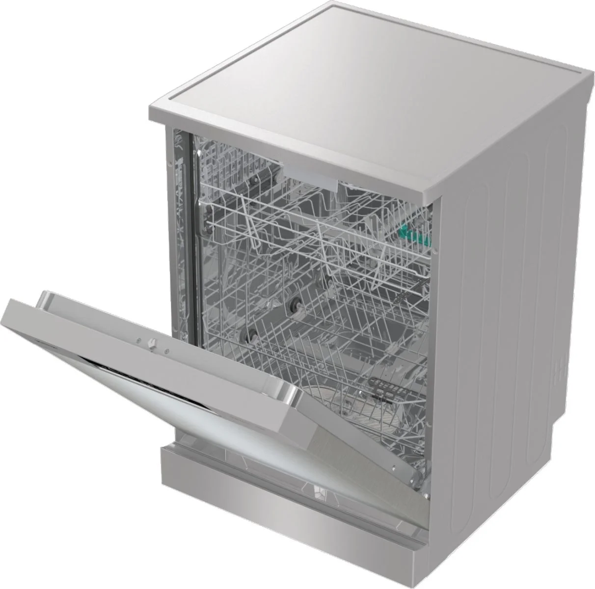 Встраиваемая посудомоечная машина Gorenje GS643D90X, серебристая с черным, 59.9 см, 16 компл., 46 дБ, класс A+++