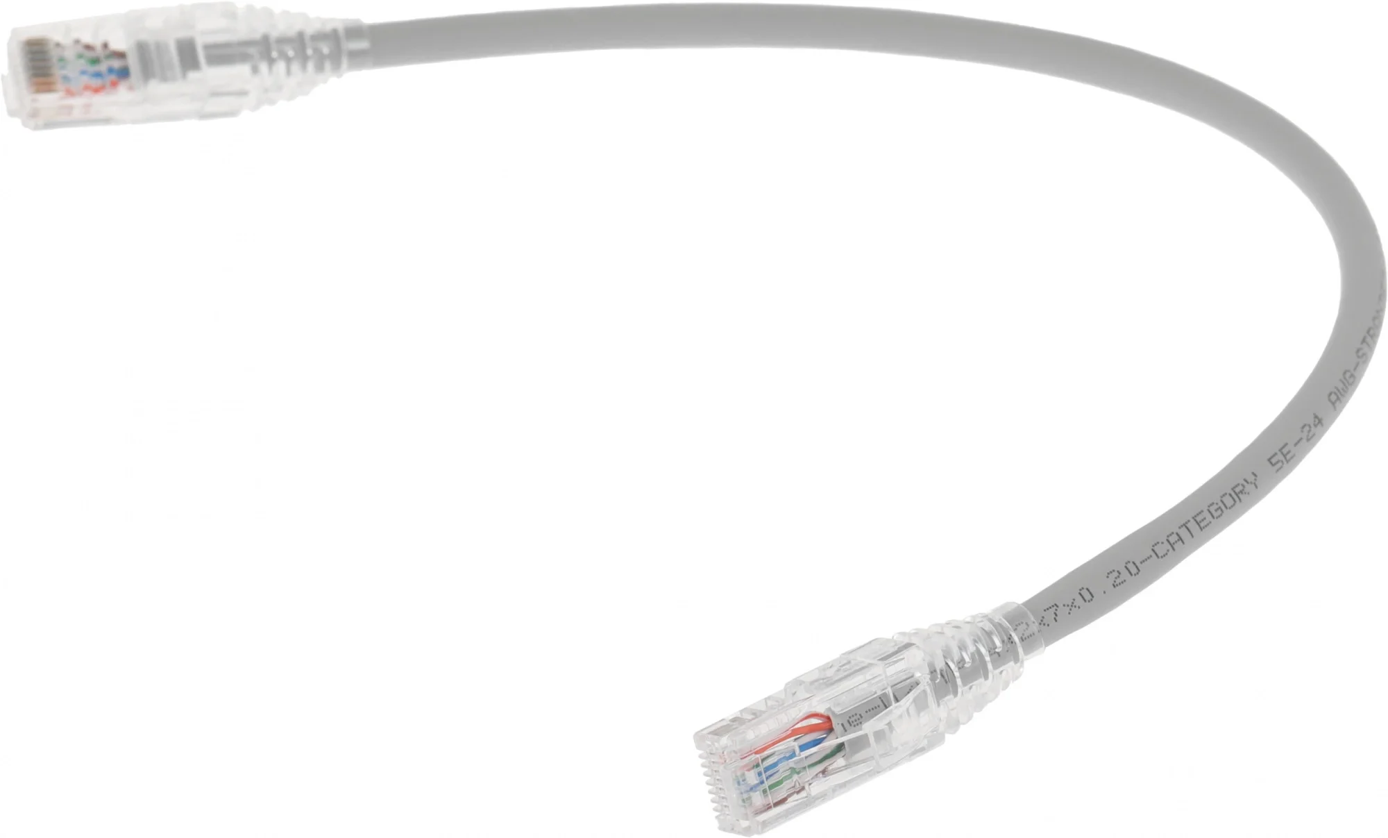 WRline WR-PC-RJ45-UTP-5E-0.3-GY Патч-корд U/UTP, категория 5е, 2xRJ45, неэкранированный,  серый, LSZH, 0.3м