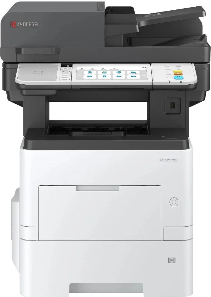 МФУ лазерное ч/б Kyocera ECOSYS MA6000ifx (A4, принтер/сканер/копир/факс, 60ppm, 1200x1200dpi, 1Гб, Duplex, автоподатчик, USB, Ethernet) 110C0V3NL0