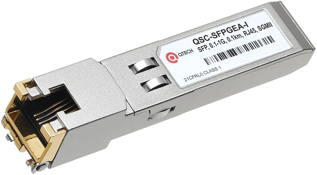 Модуль Copper SFP, 100m, 10/100/1000Мбит/c, RJ45, AN Copper SFP module, 100m, 10/100/1000 Mbs, RJ45, AN