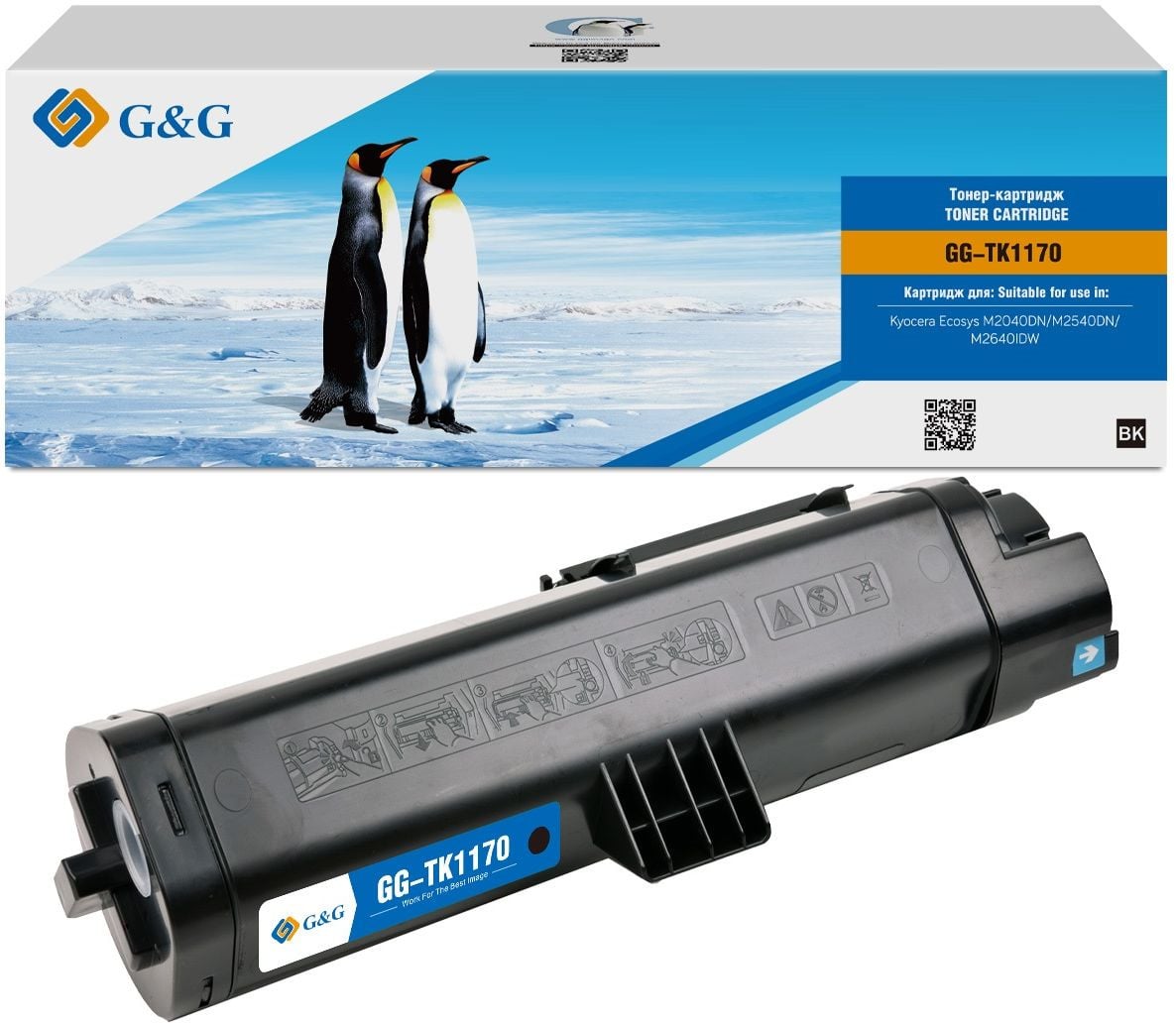 Картридж лазерный G&G GG-TK1170, черный, 7200 стр., для Kyocera Ecosys