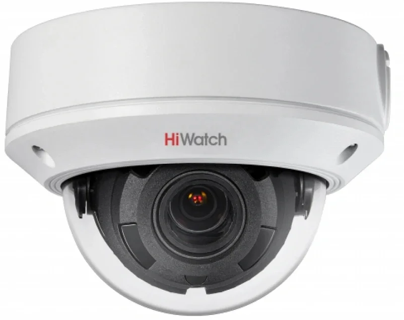 Камера видеонаблюдения IP HiWatch DS-I458ZM(2.8-12mm), 2560x1440, 2.8-12мм, ИК 30м, 4Мп, 1/3" CMOS, уличная, купольная, белый