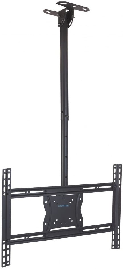 <071846> Крепление для телевизора Kromax COBRA-4 (15"-75" макс.65кг потолочный поворот и наклон) Black [25016]
