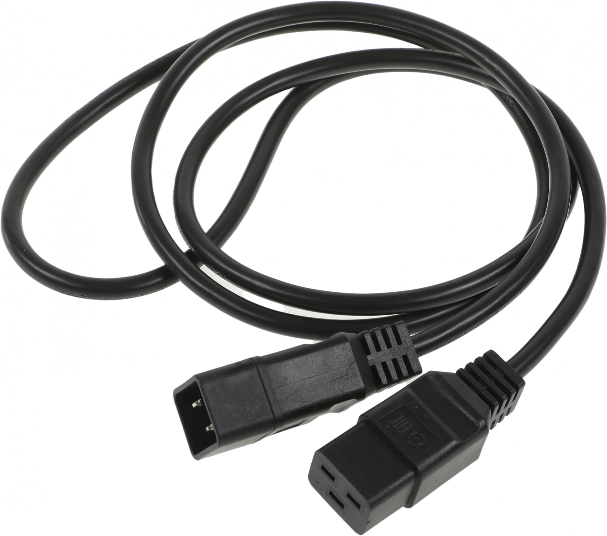 Шнур питания Rem R-16-Cord-C19-C20-1.8, C19→C20, 16А/250В, 1.8м