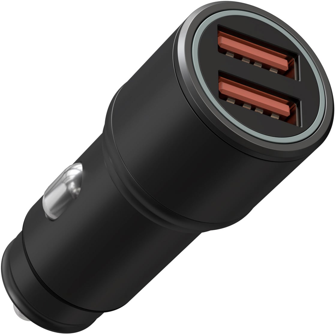 Автомобильное зар./устр. Wiiix UCC-4-2-05-96 12W 3A+2.4A (PD+QC)  2xUSB универсальное черный