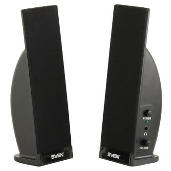 Акустическая система 2.0 SVEN 230 черный (4Вт, питание от сети) (SV-0110230BK)