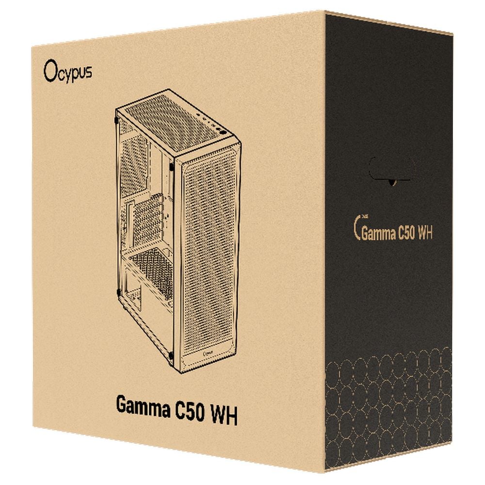 Корпус для ПК Ocypus Case Delta C70 BK ARGB EATX / win / black / 4 ARGB fans /no PSU Delta-C70-BKG400XX-GL