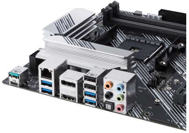 Материнская плата Asus - PRIME B550-PLUS, ATX, AMD B550, 1xAM4, 4xDDR4 до 128ГБ, 1x1GbE, audio, M.2, HDMI, DP, 6xSATA, 2xUSB2.0, 5xUSB3.2, 1xUSB3.2 Type C, PRIME B550-PLUS