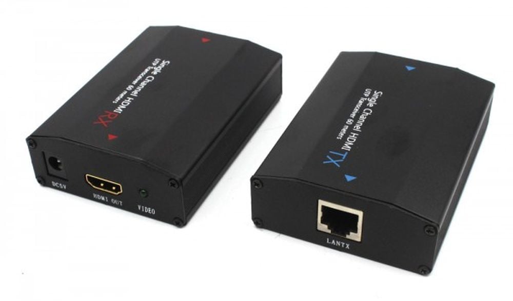 DAHUA DH-PFM700-E Удлинитель HDMI по витой паре, длина кабеля 50м, HDMI v.1.3 и ниже, до 1080р, в комплекте приемник и передатчик