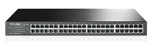 Коммутатор TP-LINK TL-SF1048 48-портовый 10/100 Мбит/с коммутатор, 48 портов RJ45 10/100 Мбит/с, 1U 19-дюймовый монтируемый в стойку стальной корпус (021702) {6}