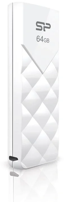 Флеш Диск Silicon Power 64Gb Ultima U03 SP064GBUF2U03V1W USB2.0 белый