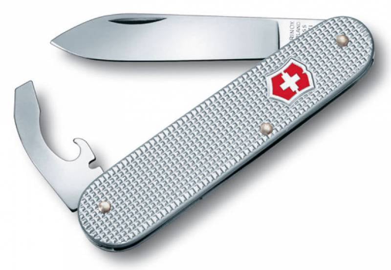 Нож перочинный Victorinox Alox Bantam (0.2300.26) 84мм  5функций серебристый карт.коробка