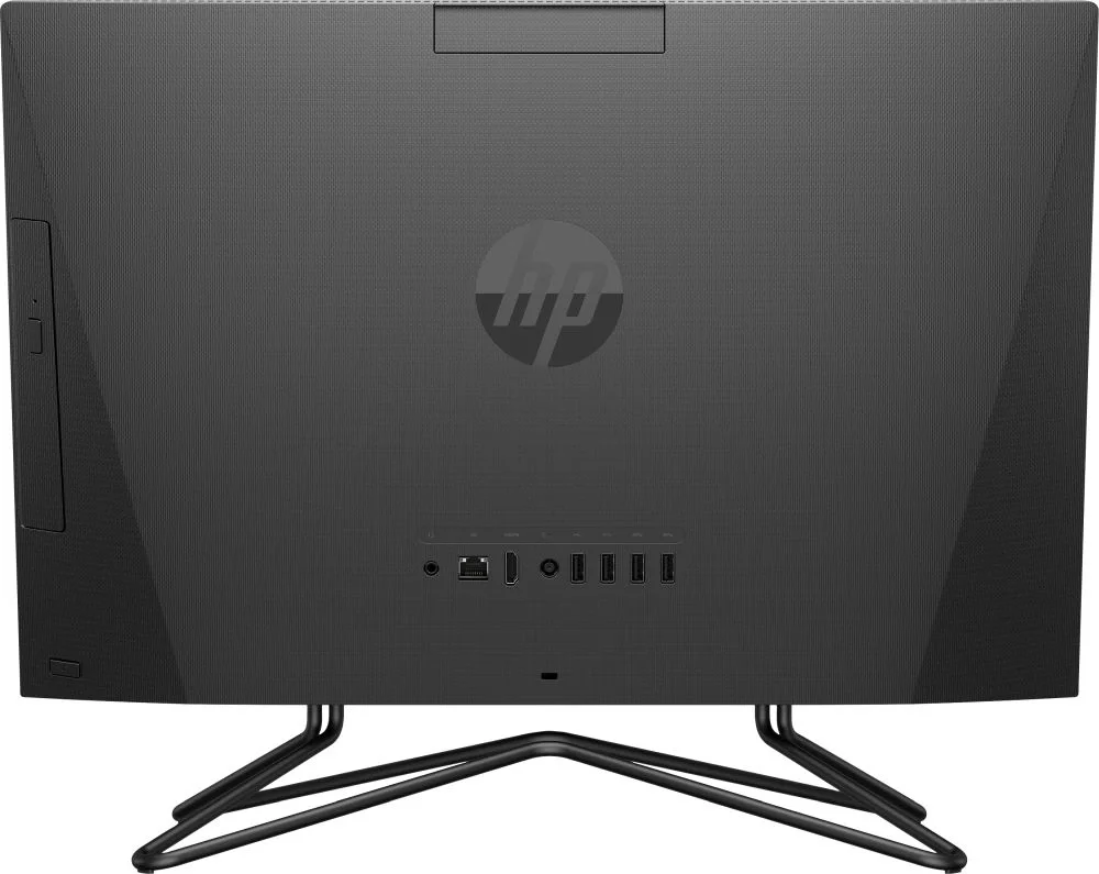 Моноблок HP 200 G4 21.5" Full HD i5 1235U (1.3) 16Gb SSD 512Gb Iris Xe DVDRW CR Windows 11 Pro GbitEth WiFi BT 65W клавиатура мышь Cam черный 1920x1080