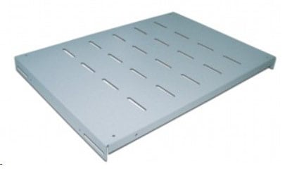 Полка LANMASTER - RACK2-S4, Фиксированная, Металлическая, усиленная, глубина-550 мм, для двухрамных стоек глубиной 800 мм, для нестандартного оборудования, max-80 кг, цвет серый, TWT-RACK2-S4-8/80