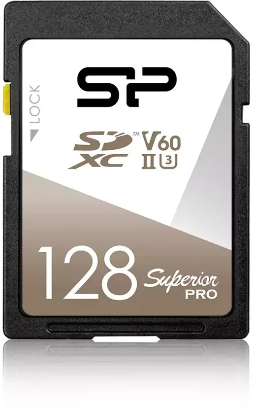 <107135> Карта памяти SD 128Gb Silicon Power SDXC Class 10 UHS-II U3 V60 280/100 MB/s [SP128GBSDXJV6V10]