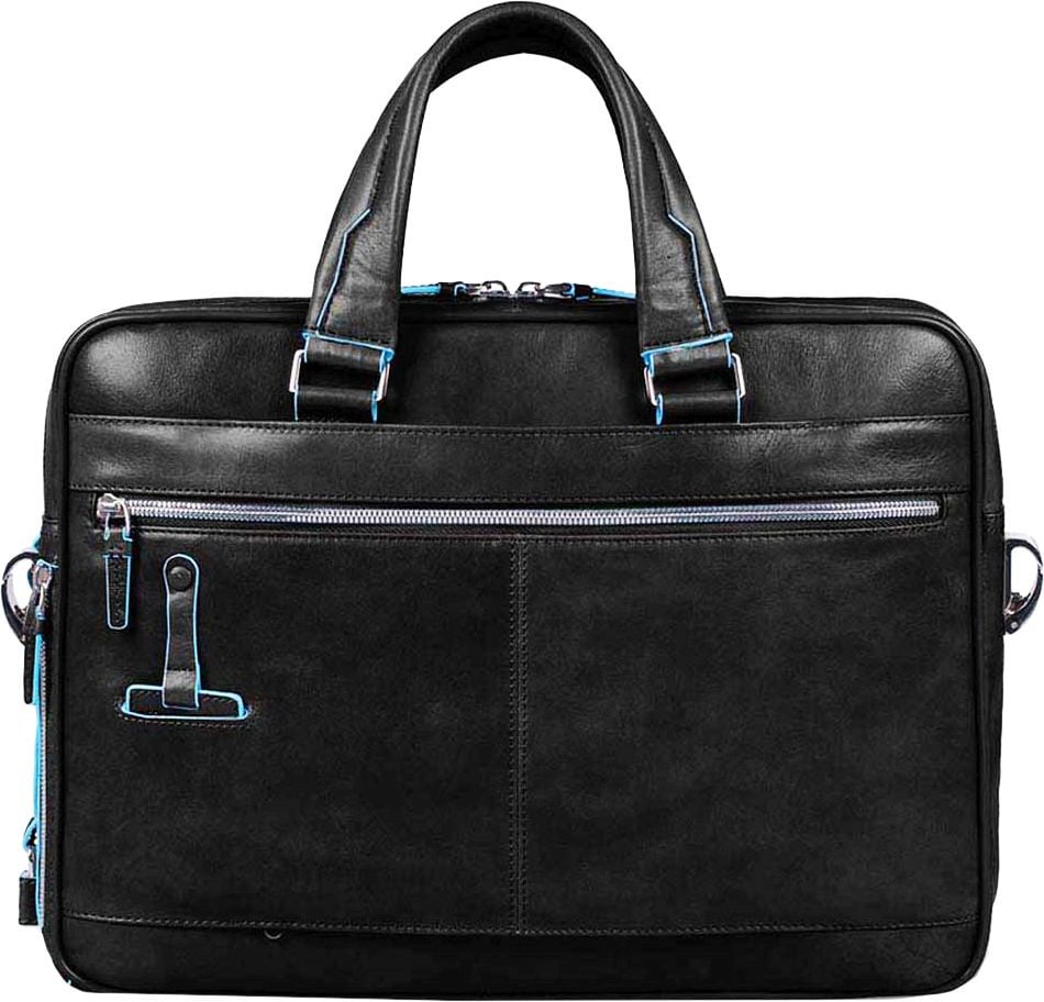 Деловая сумка Piquadro Blue Square CA2849B2/N с отделением для ноутбука 15" черная натур.кожа
