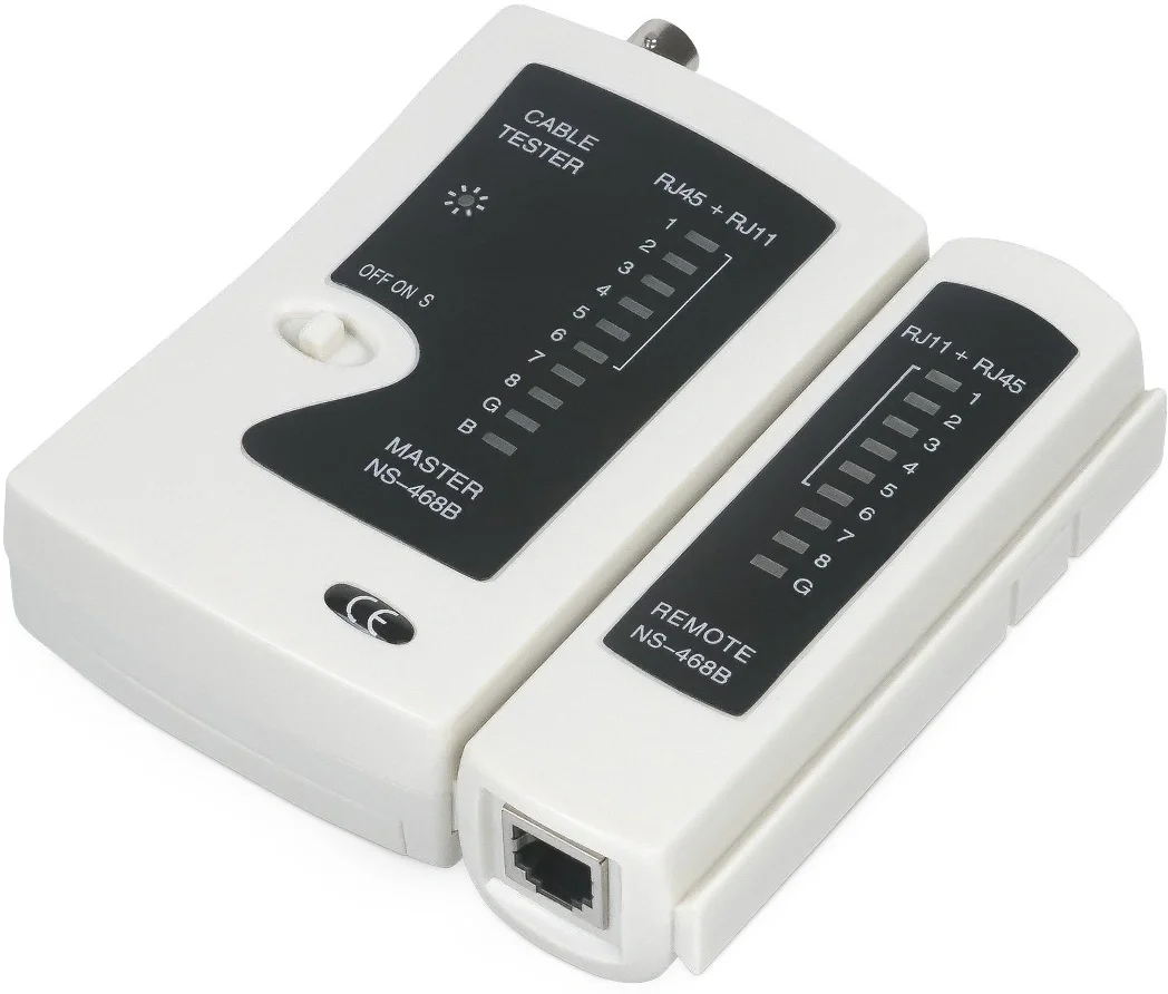 Cabeus CT-BNC-RJ45 Тестер для витой пары, коаксиала, телефона (кож.зам.чехол)