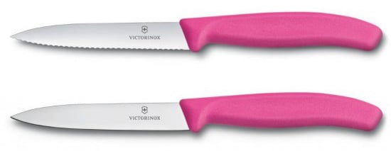 Набор ножей кухон. Victorinox Swiss Classic  (6.7796.L5B)  компл.:2шт  розовый блистер