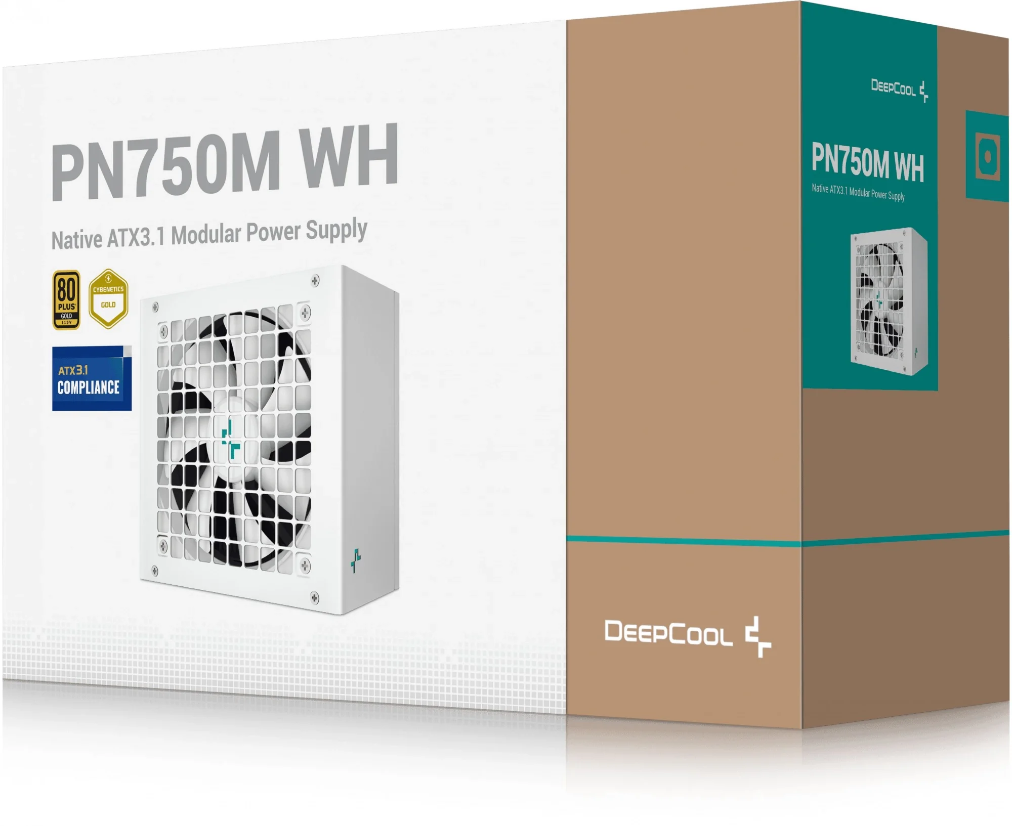 Блок питания Deepcool ATX 750W GamerStorm PN750M WH V2 Gen.5 80+ gold (20+4pin) APFC 120mm fan 8xSATA RTL