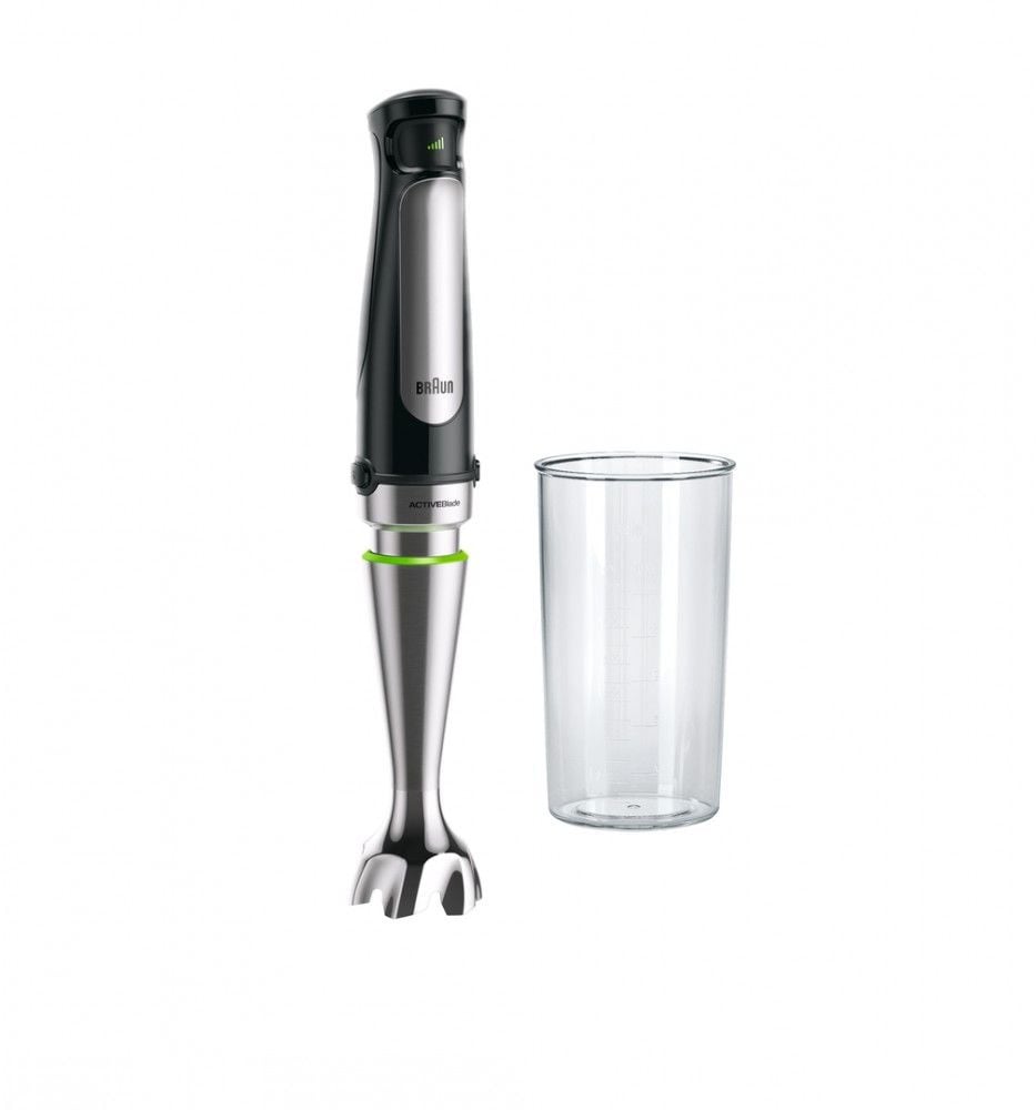 Braun Блендер Braun Multiquick 7 MQ7087X (850 Вт/ скоростей 10/ турборежим/ венчик, измельчитель, комбайн, пюре, стакан)