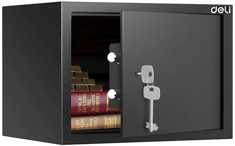 Сейф мебельный Deli Srock ET561  200x310x200мм  ключевой