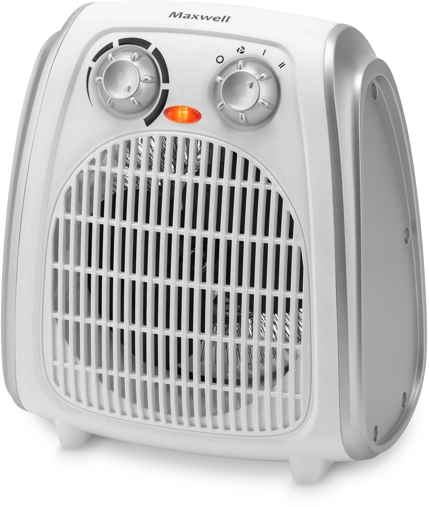 Тепловентилятор Maxwell MW-3458, 2000 Вт, белый/серый