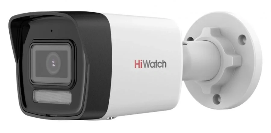 Камера видеонаблюдения IP HiWatch DS-I850M(2.8mm), 3840x2160, 2.8мм, микрофон, ИК 30м, 8Мп, 1/2.7" CMOS, уличная, цилиндрическая, белый