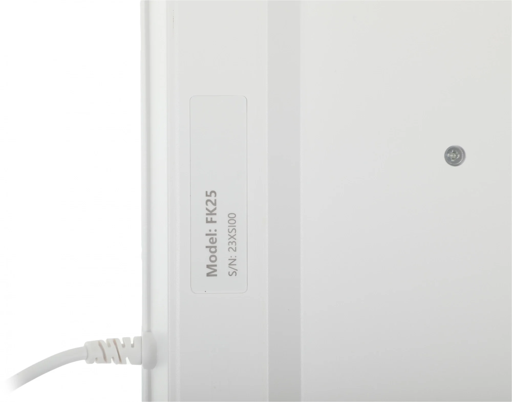 Клавиатура A4Tech FK25 белый/серый USB slim (FK25 WHITE) кабель 1.5м