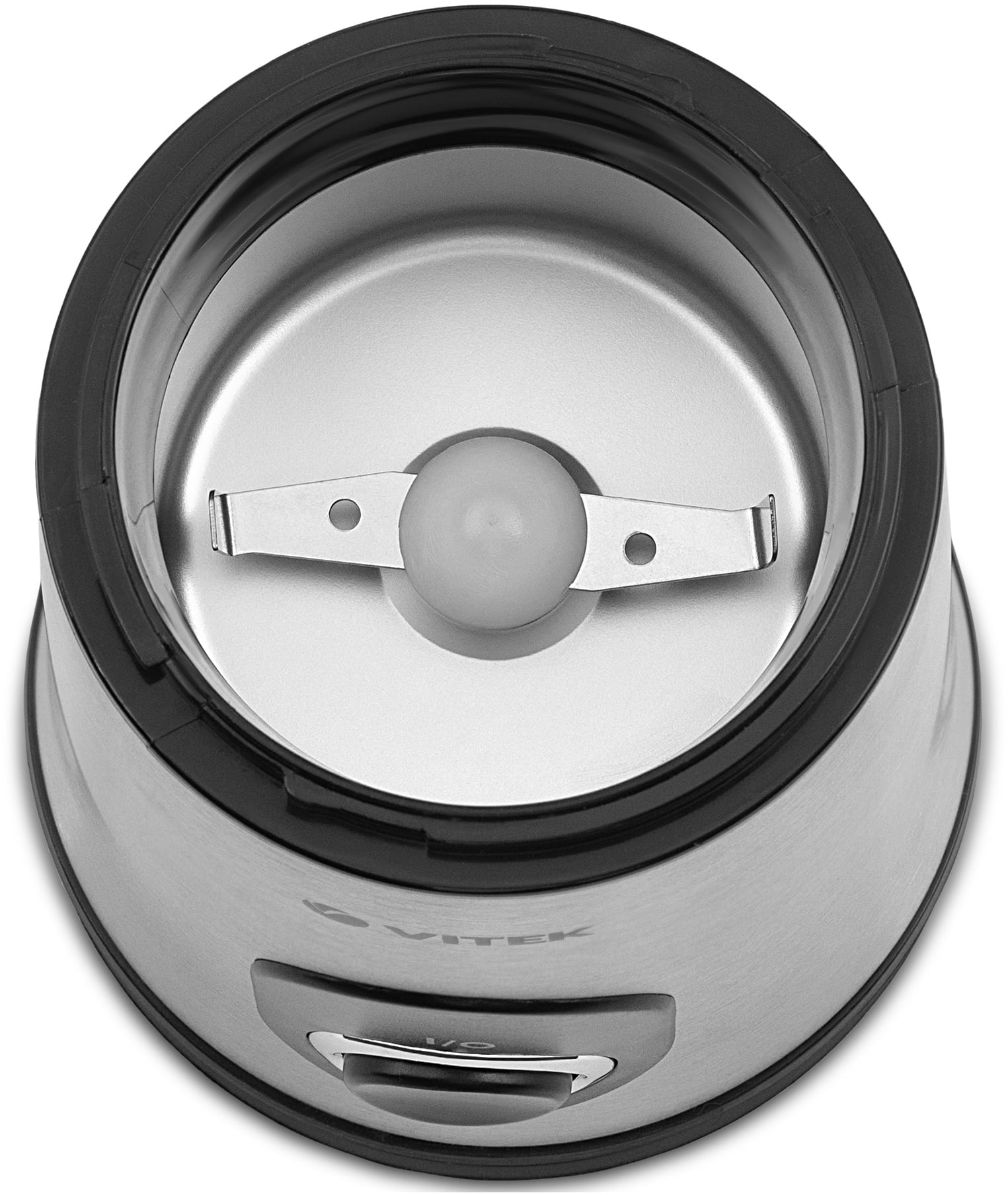Кофемолка Vitek VT-1546 150Вт  сист.помол.:ротац.нож вместим.:50гр серебристый