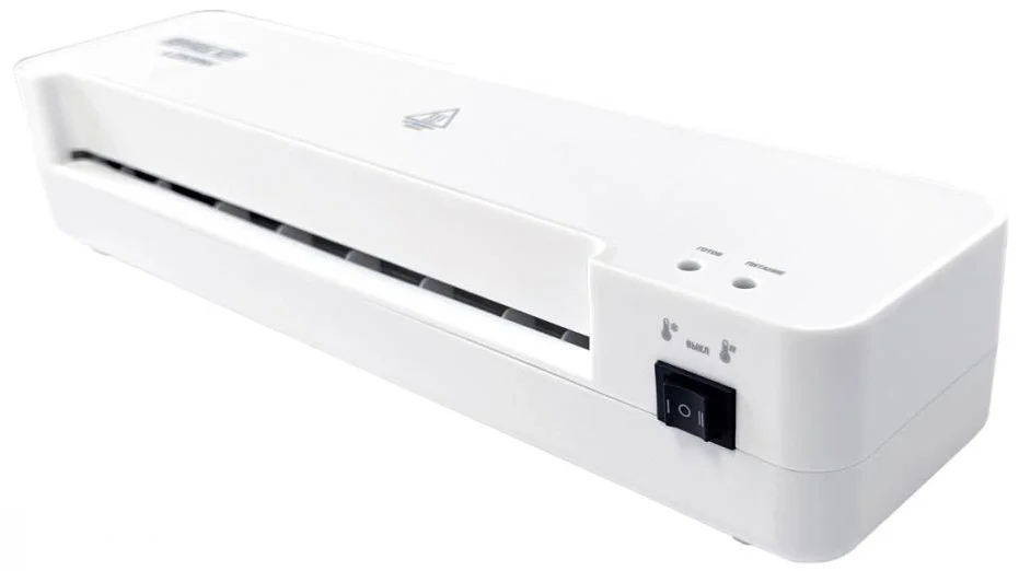 Ламинатор Office Kit L2309W, A4   (75-125 мкм),  300 мм/мин., 2 вала, холодное ламин, ABS (разжим валов), белый.