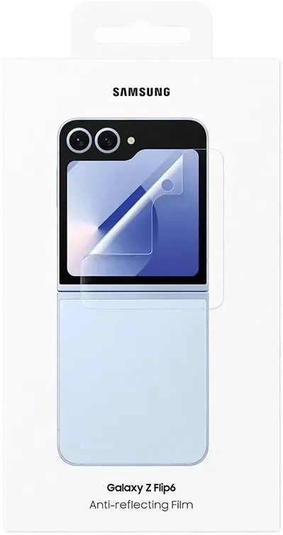 (EF-UF741CTEGRU) Защитная пленка для экрана Samsung прозрачный для Samsung Galaxy Z  Flip6 прозрачная 2шт.