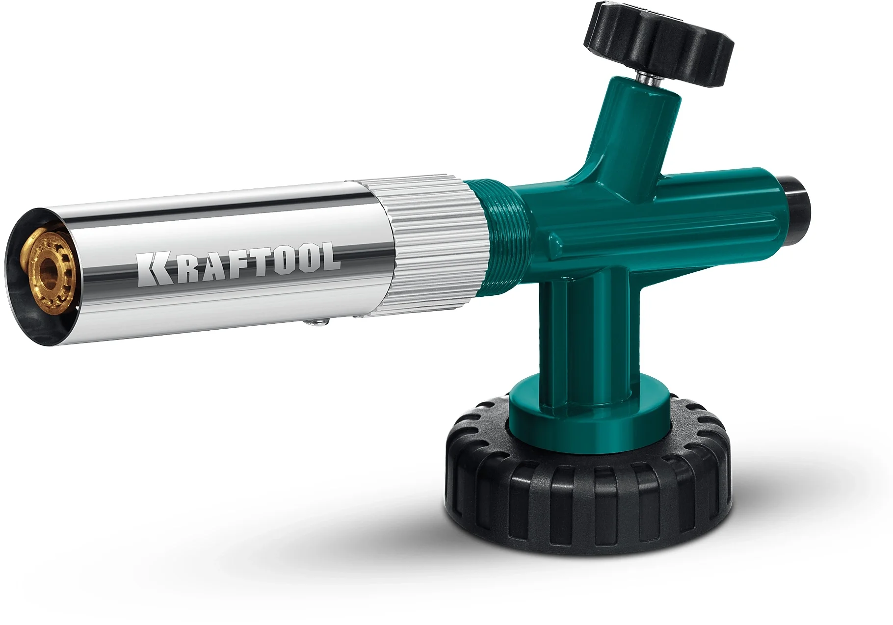 Газовая горелка на баллон KRAFTOOL KG-1000 цельнометаллическая с пьезоподжигом, (55514)