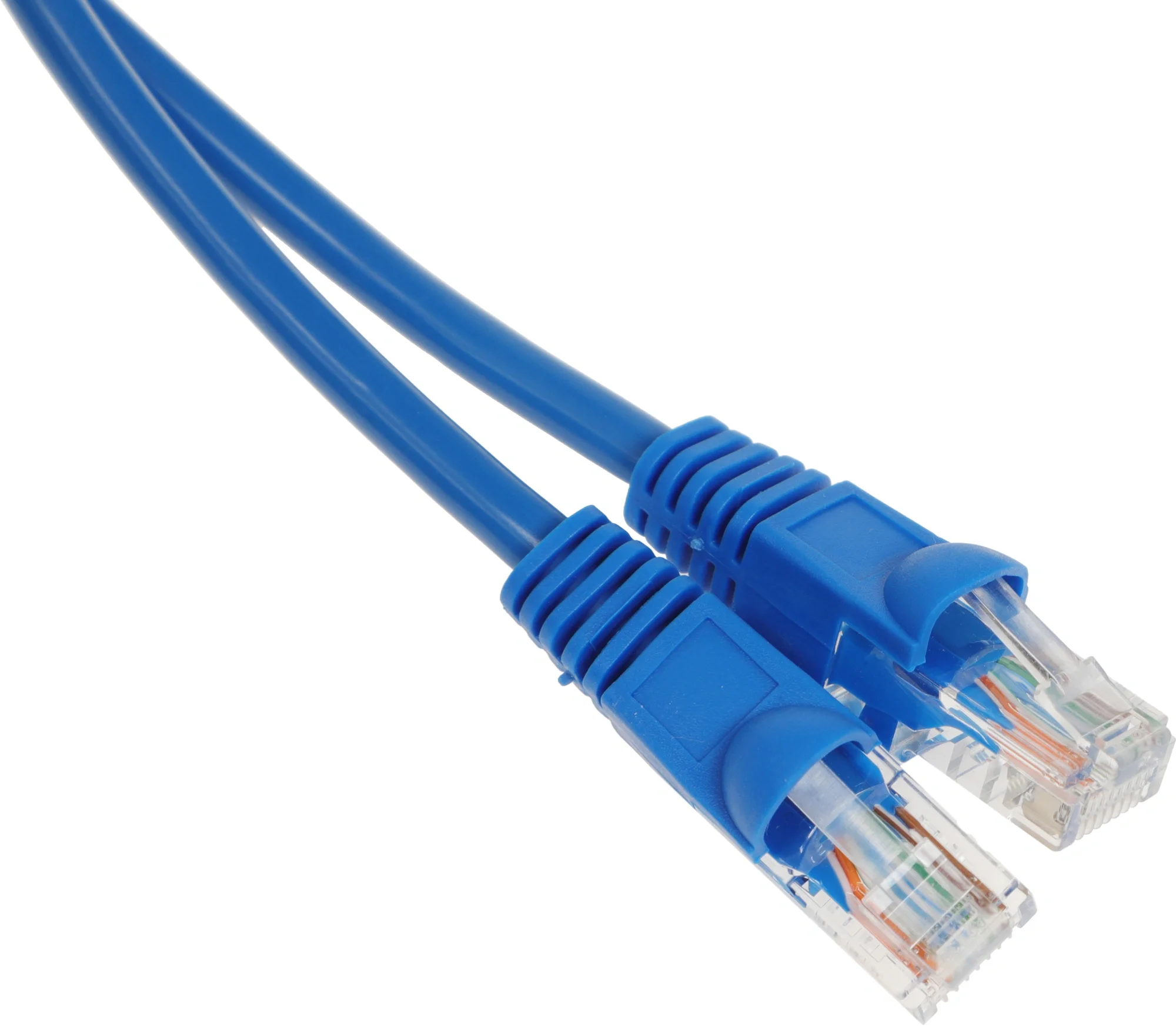 Патч-корд Buro UTP 4 пары cat.5E CCA molded 0.5м голубой RJ-45 (m)-RJ-45  (m)  (UTP-5E-0,5M-BL)