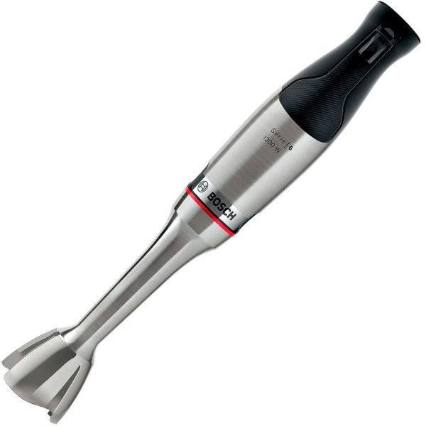 Блендер погружной Bosch MSM6M8X1, 1200Вт, нержавеющая сталь/черный