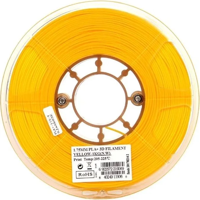 Пластик для принтера 3D Esun PLA+175Y1 PLA d1.75мм 1кг 1цв. желтый