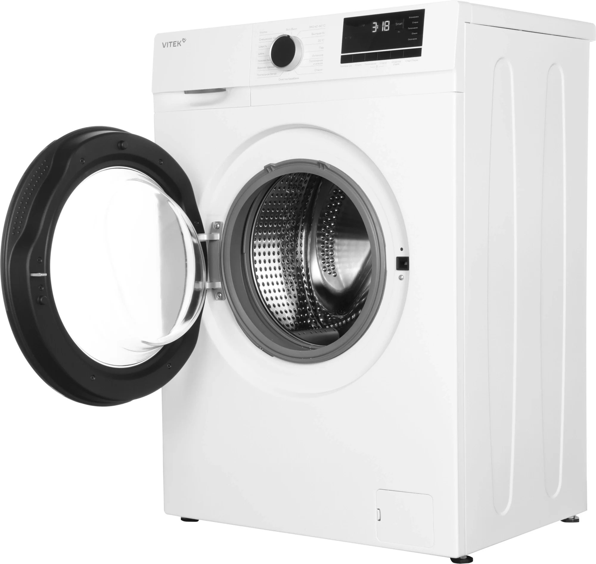 Стиральная машина Vitek VT-WME6008 белый, загрузка фронтальная 6 кг, 1000 об/мин, класс A++