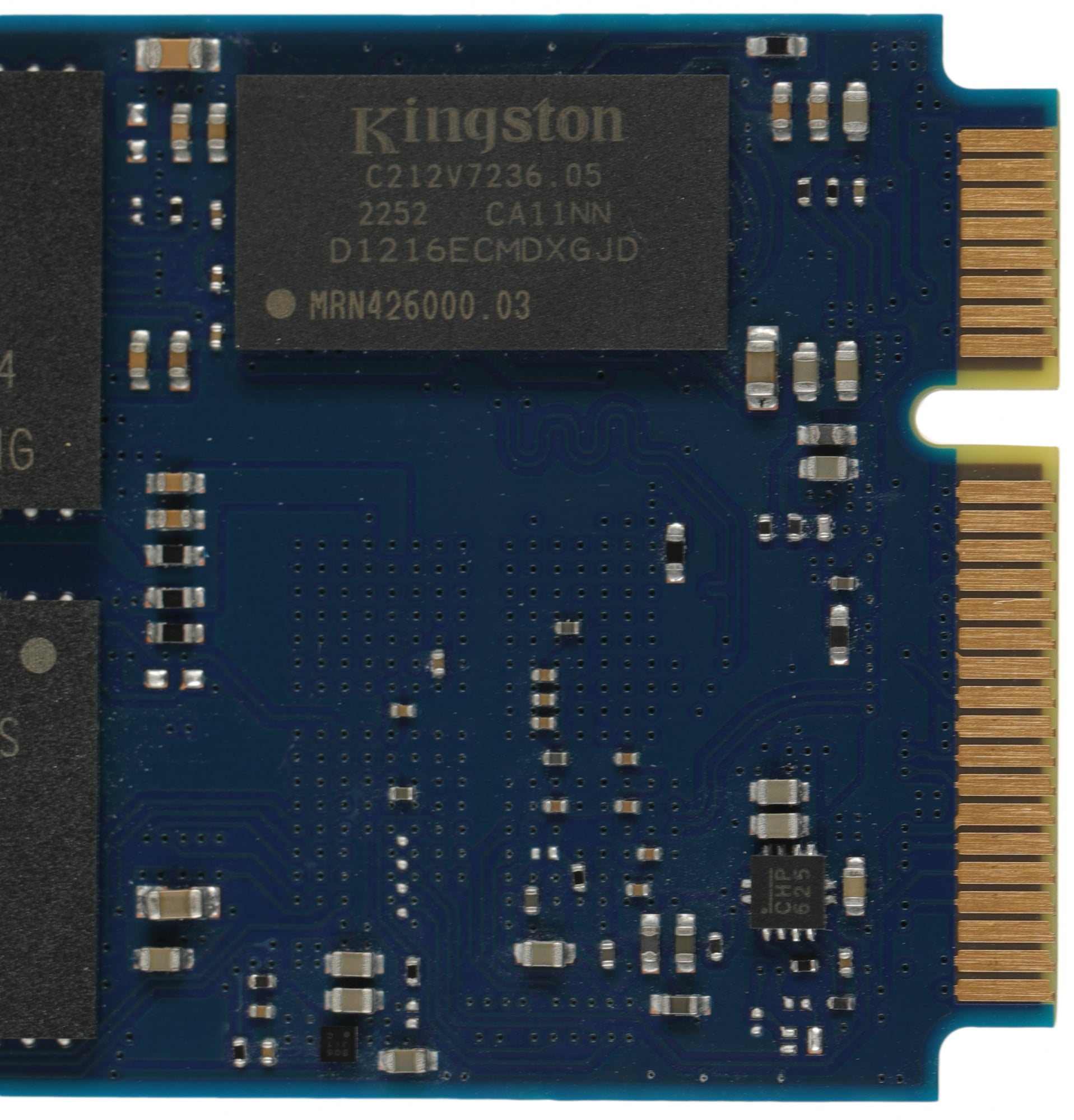 Твердотельный накопитель/ Kingston SSD KC600, 512GB, mSATA, SATA3, 3D TLC, R/W 550/520MB/s, IOPs 90 000/80 000, DRAM buffer 512MB, TBW 300, DWPD 0.32 (12 мес)