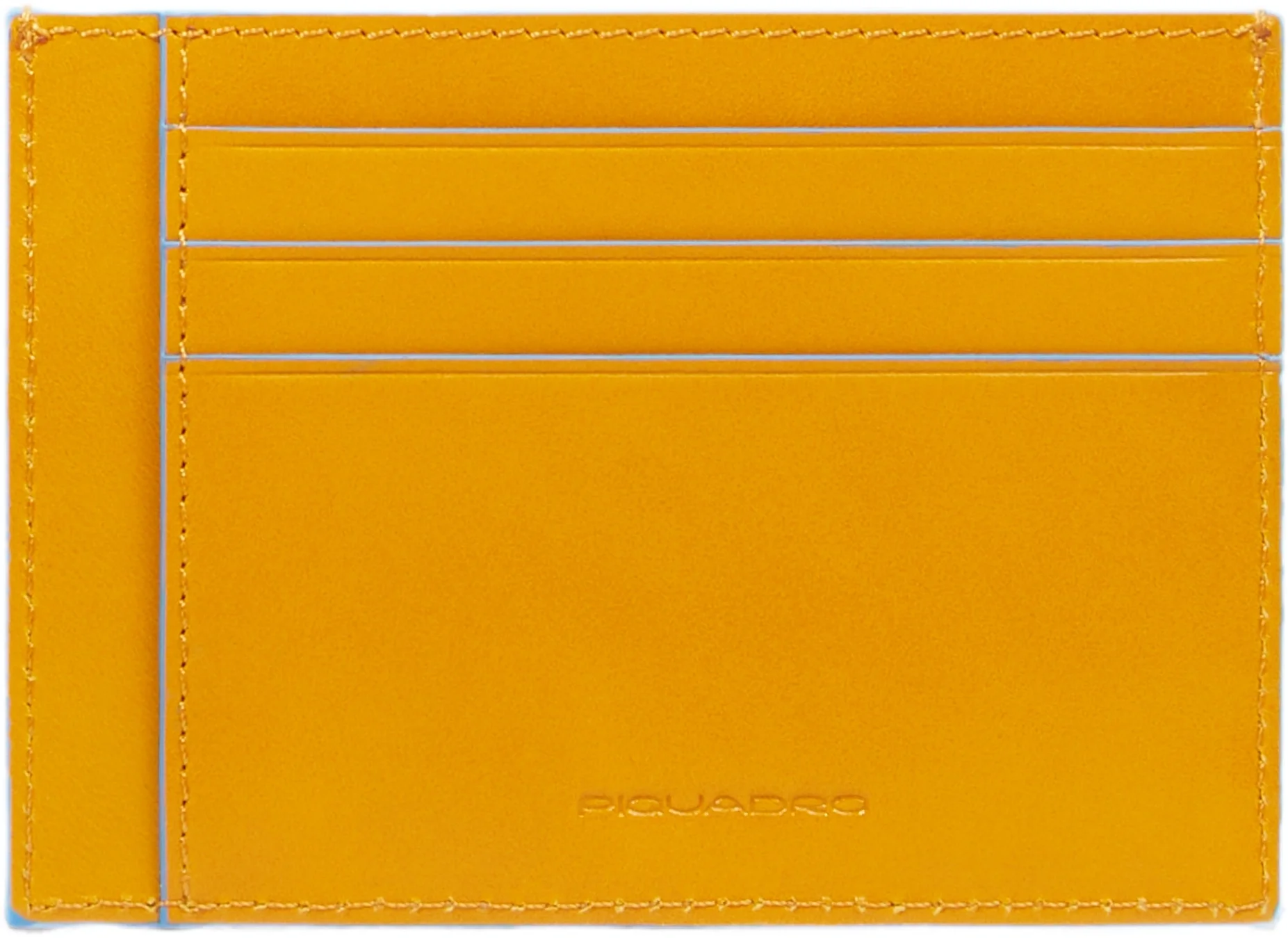 Чехол для кредитных карт Piquadro Blue Square PP2762B2R/G  шафрановый  натур.кожа