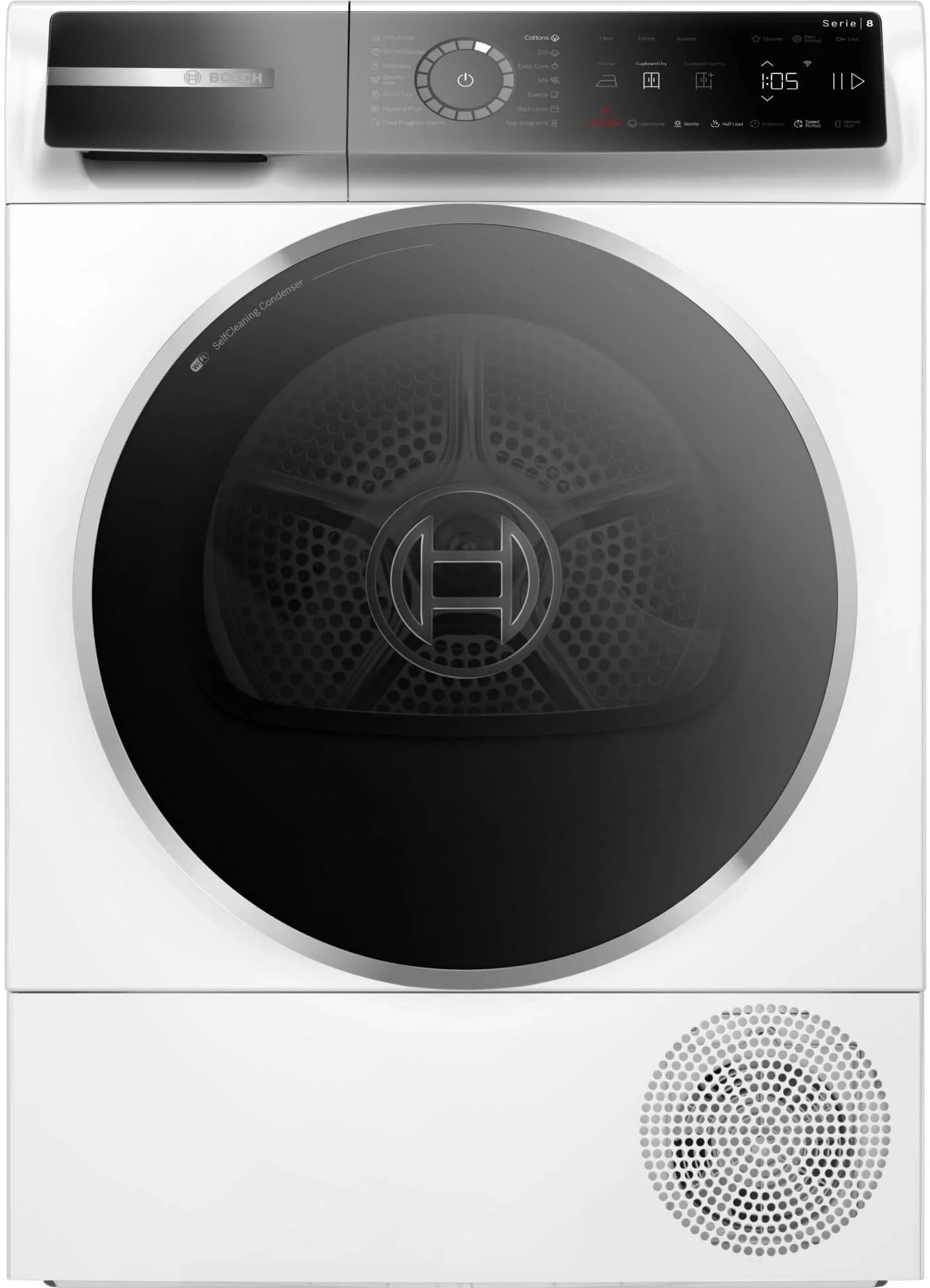 Сушильная машина Bosch Serie 8 WQB246CNBY  пан.англ. макс.загр.:9кг белый
