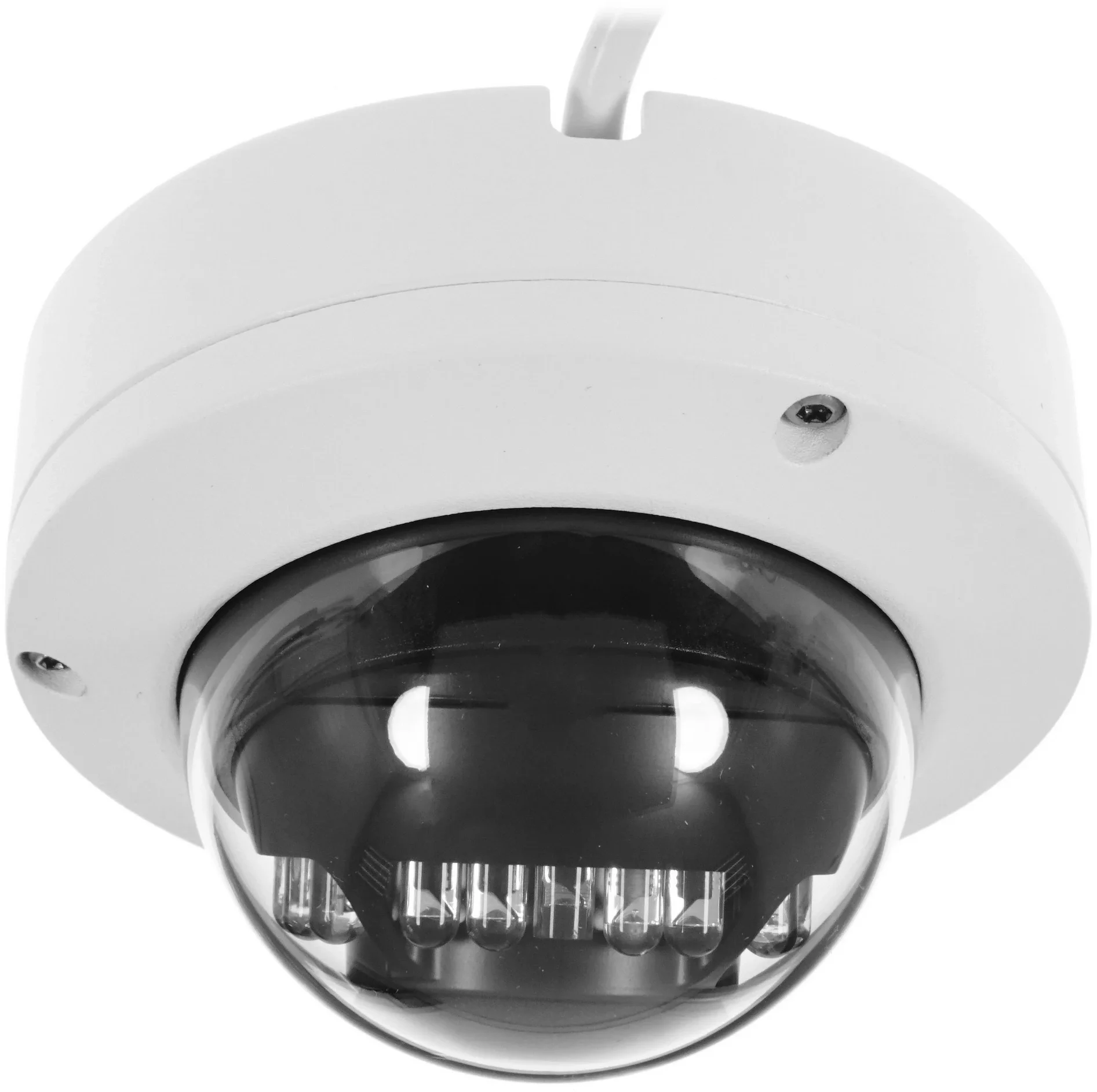 Камера видеонаблюдения IP Trassir TR-D2D5, 1920x1080, 2.8мм, микрофон, ИК 30м, 2Мп, 1/2.8" CMOS, уличная, купольная, белый