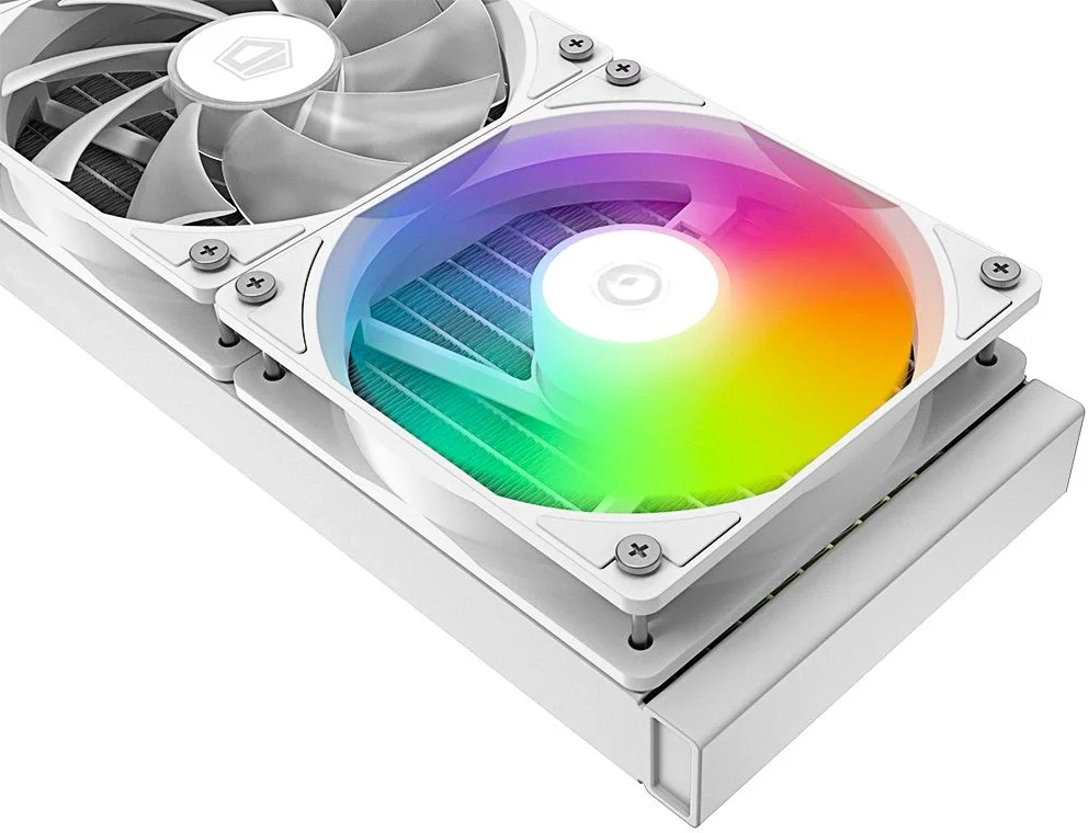 Система водяного охлаждения ID-Cooling SL360 XE ARGB Soc-AM5/AM4/1200/1700/1851 белый 4-pin 14-30dB Al+Cu LCD 350W Ret (SL360 XE WHITE) [SL360 XE WHITE]