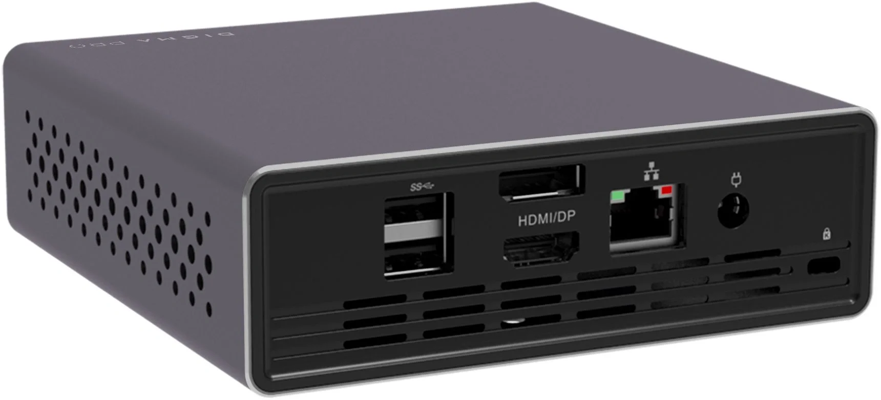 Неттоп Digma Pro Minimax U1 i3 1215U (1.2) 8Gb SSD256Gb UHDG Windows 11 Pro GbitEth WiFi BT 60W темно-серый/черный (DPP3-8CXW01)